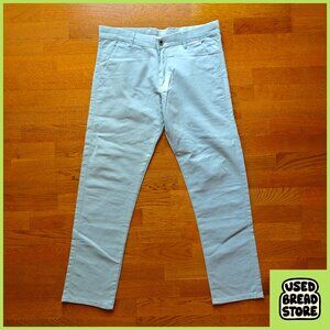 Banana Republic Baby Blue Mens Chinos Pants Size 36 Lightweight Comfortable